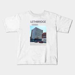 Lethbridge Alberta City Canada Gift for Canadian Canada Day Present Souvenir T-shirt Hoodie Apparel Mug Notebook Tote Pillow Sticker Magnet Kids T-Shirt